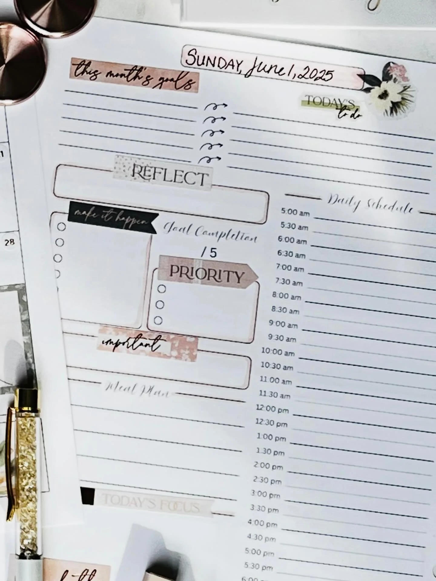 So often we write down our goals&mdash;but then life gets busy&hellip; and they stay on the page.

That&rsquo;s why scheduling your goals into your day matters. It&rsquo;s how dreams move from vision to reality.
 From someday to right now.

When you 