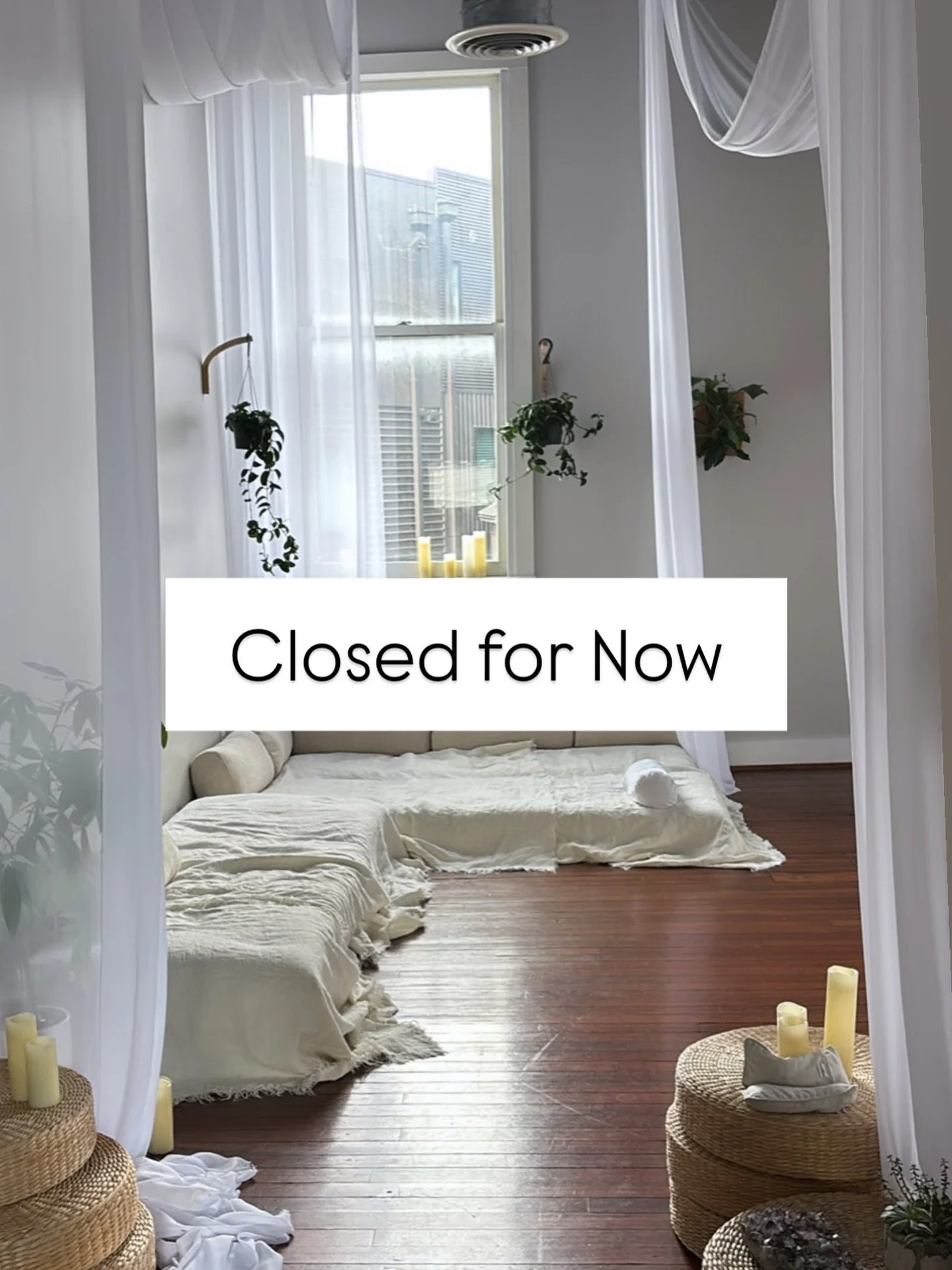 For safety and quality assurance purposes, we are postponing any and all classes and events until further notice as we have a gas issue in the building amongst some other issues that are currently preventing us from holding classes in a safe manner. 