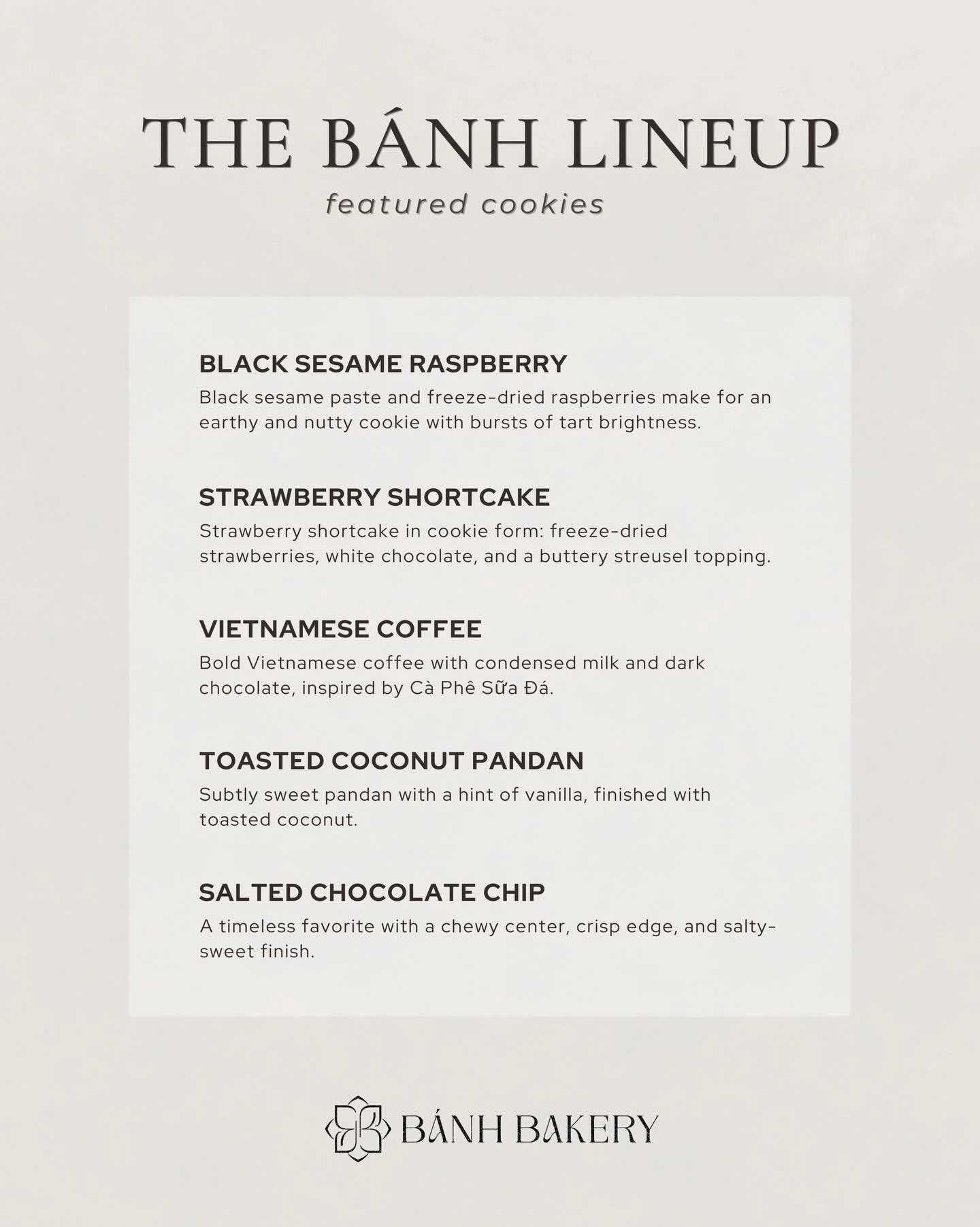 Featuring two new flavors: Black Sesame Raspberry and Strawberry Shortcake. So excited to bring these to our pop-ups this month. Pre-order through the Hotplate link in bio and skip the line.