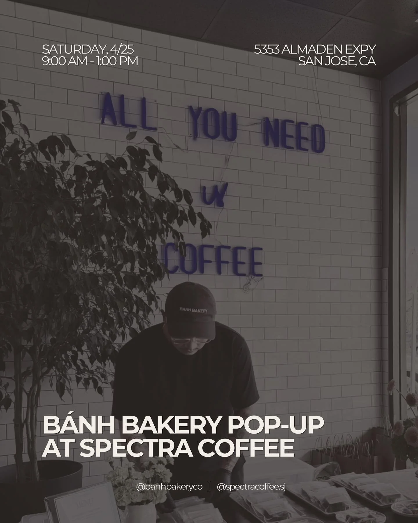 We&rsquo;re excited to back at @spectracoffee.sj this Saturday! We&rsquo;re bringing more of your favorites from last time plus new releases for the month.

Pre-orders are open now via the Hotplate link in our bio.

🕚 9am - 1pm
📍 Spectra Coffee, 53