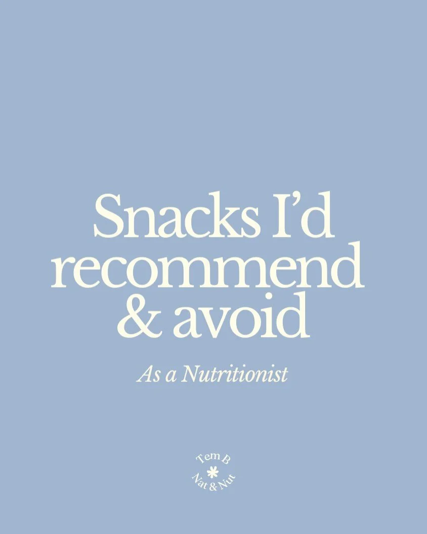 Most supermarket snacks aren&rsquo;t ones I would recommend! The majority offer very little nutritional value &mdash; they&rsquo;re usually high in sugar, refined carbohydrates, and unnecessary additives. 

Regularly eating these foods can contribute