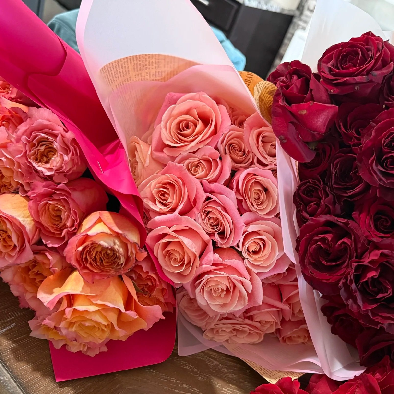 These gorgeous roses are absolutely perfect and were given to show a ton of LOVE!