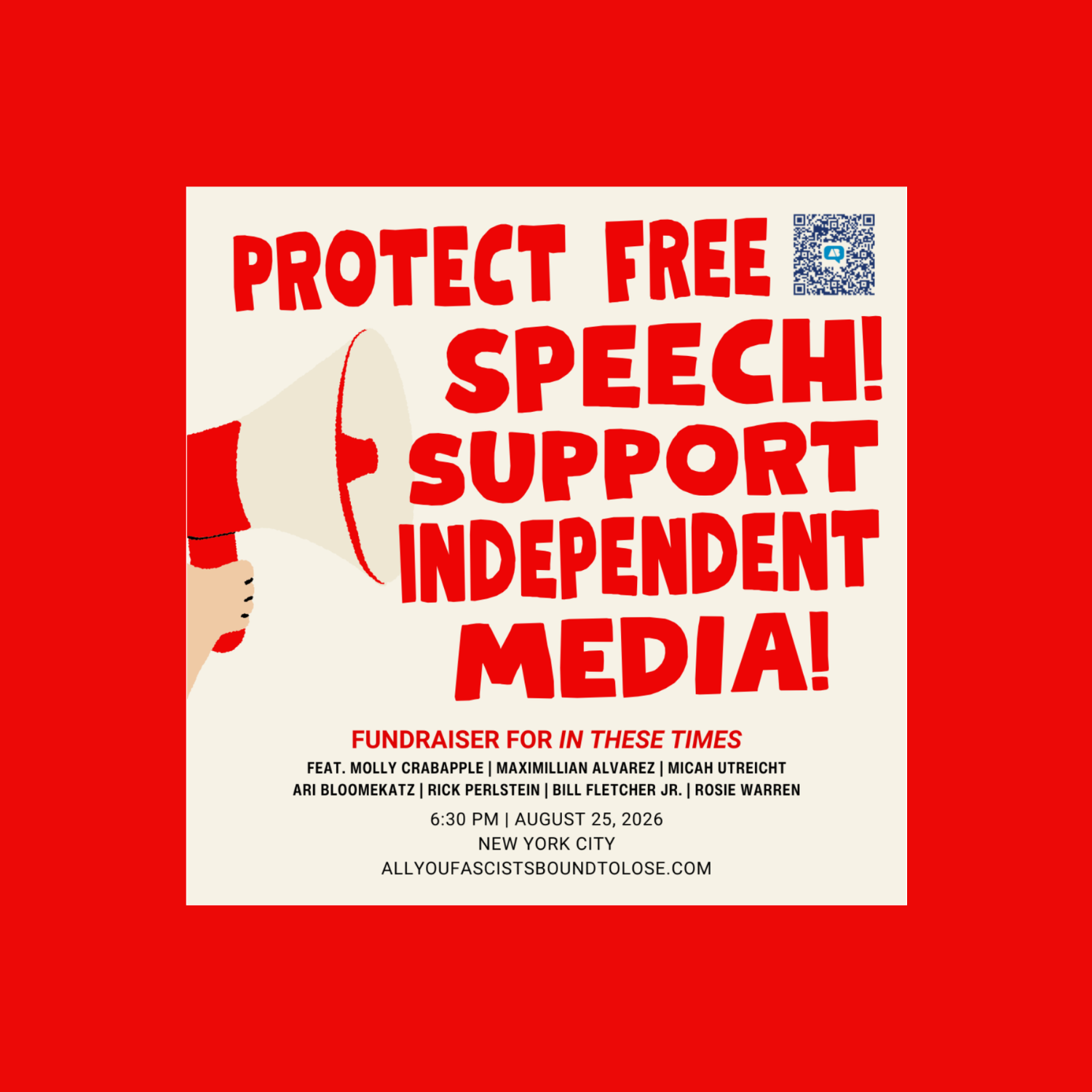 Protect Free Speech! Support Independent Media!