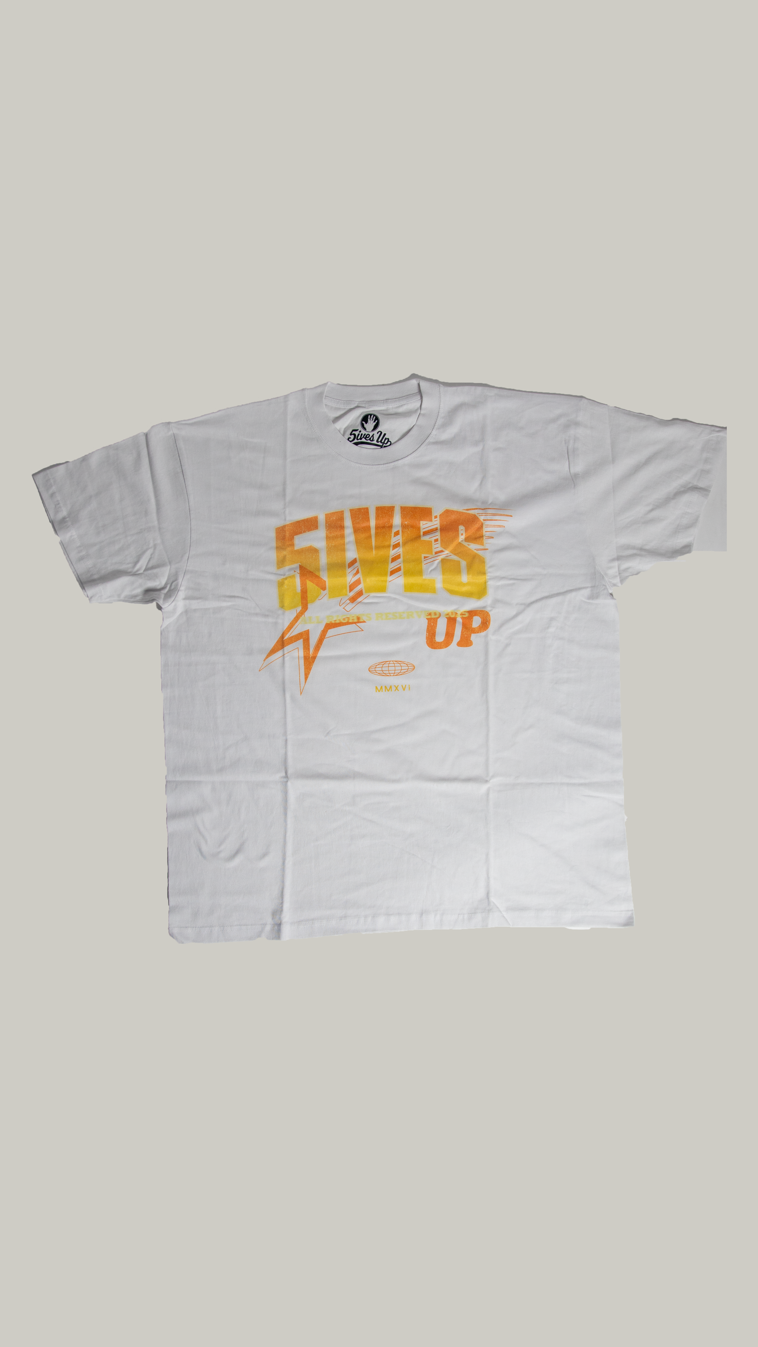 Orange Star 5ives Up Graphic T-Shirt.png