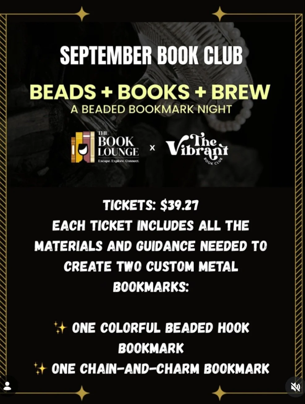 Beads + Books + Brew