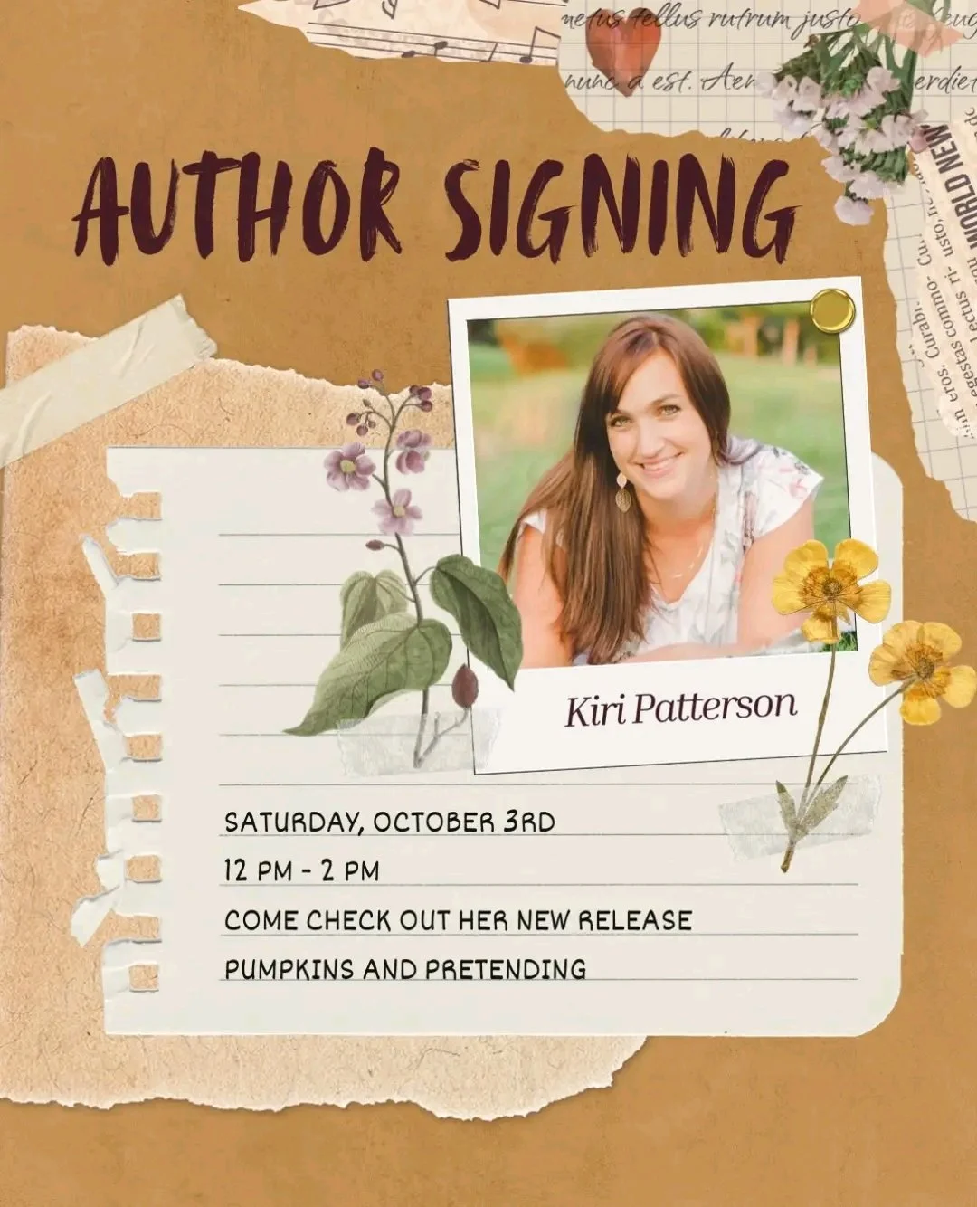 Kiri Patterson - Author Signing!