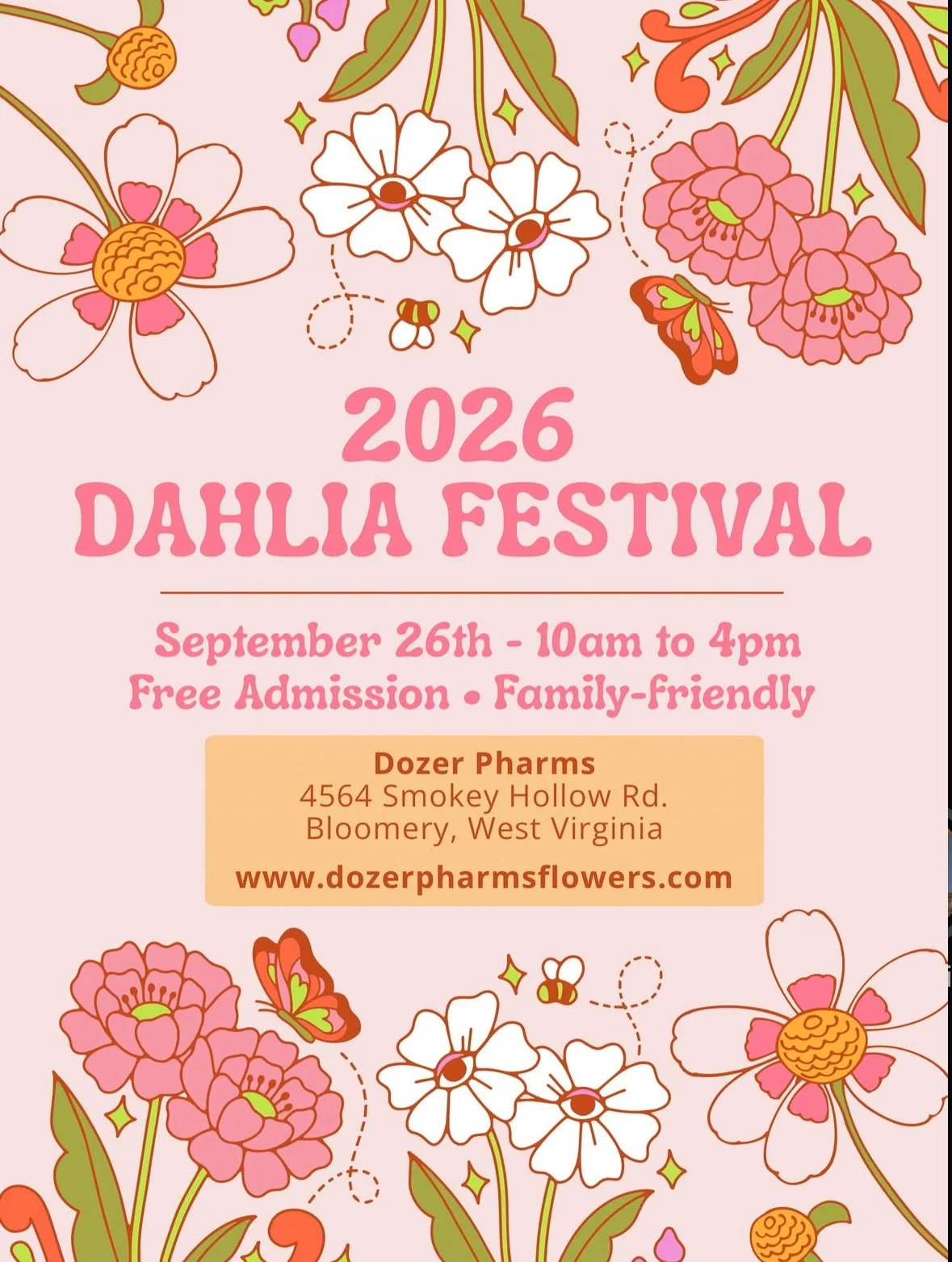 Dahlia Festival @ Dozer Pharms