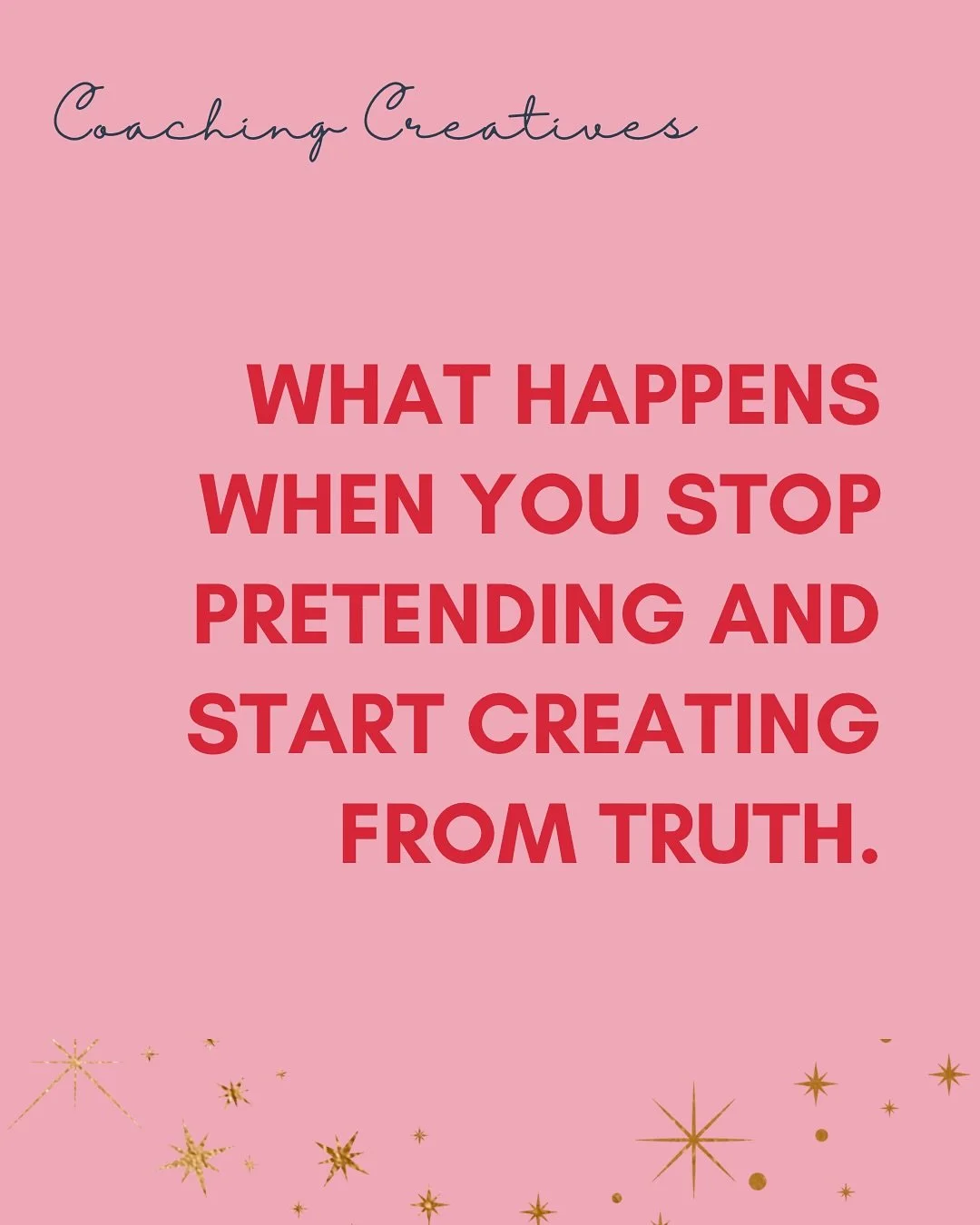 What happens when you stop performing and start creating from truth.

You don&rsquo;t have to pretend to be confident. You don&rsquo;t have to perform positivity to be taken seriously.

The work that moves people doesn&rsquo;t come from polish. It co