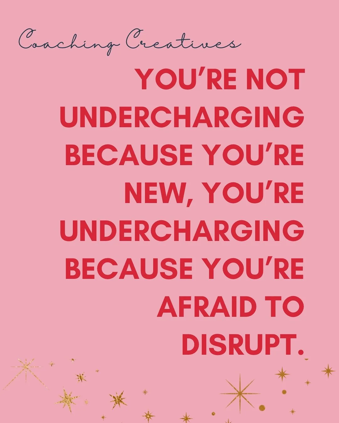 Harsh Truths: You&rsquo;re not undercharging because you&rsquo;re new. 

You&rsquo;re undercharging because you&rsquo;re afraid your power might make people uncomfortable.

So you soften the edges. You price for approval. You call it &ldquo;accessibl