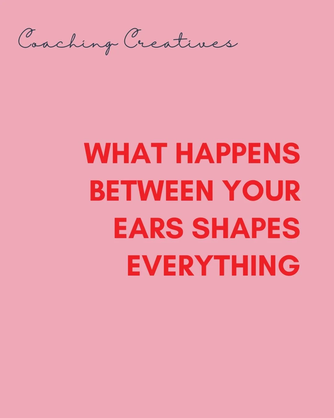 What Happens Between Your Ears Shapes Everything

Your mind is powerful and it isn&rsquo;t always honest. Most of us move through the day on autopilot, letting old thoughts shape new choices. And without realizing it, we start living from fear, habit
