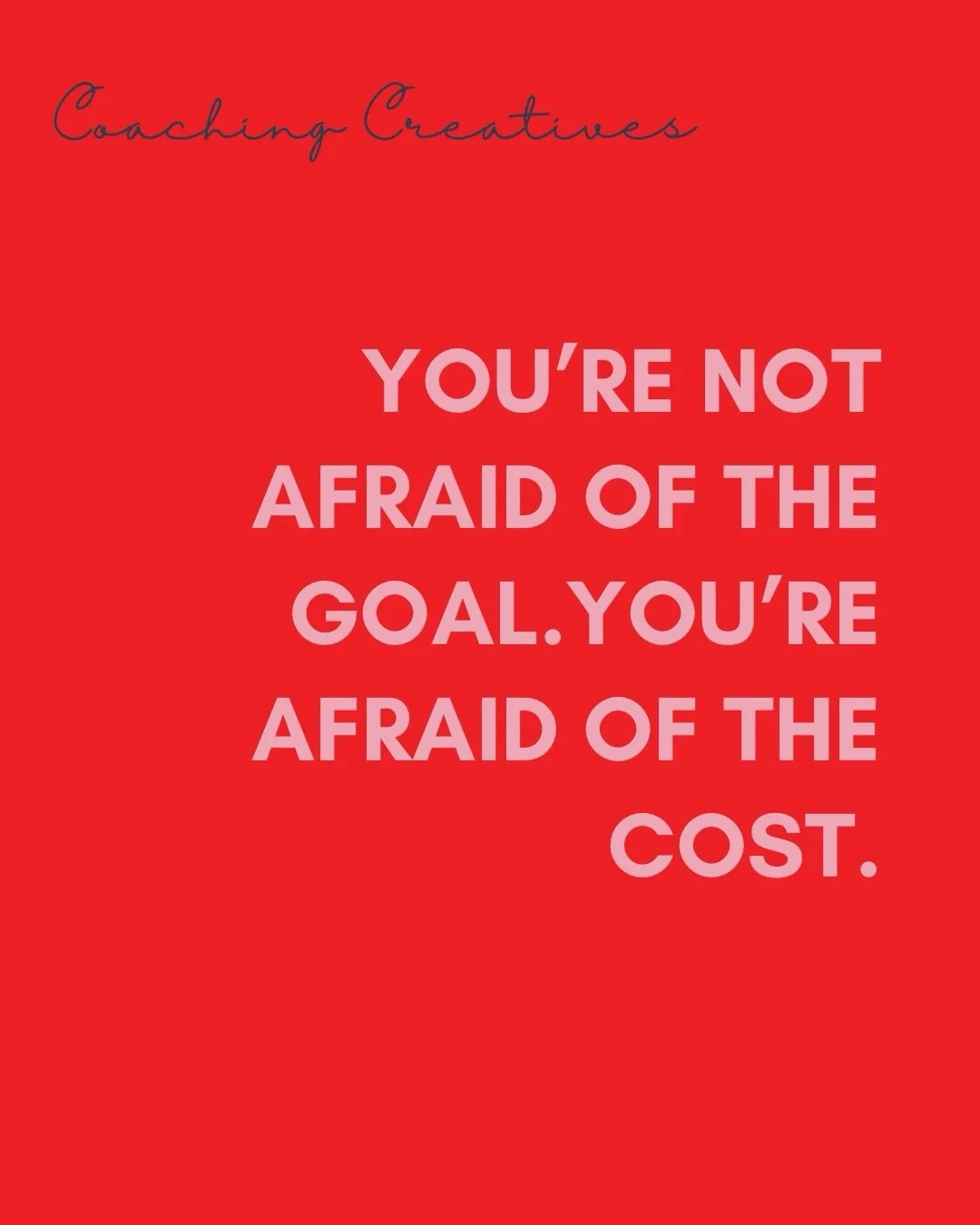 Most people don&rsquo;t stall because they&rsquo;re unmotivated. They stall because their body is bracing for the cost they think they&rsquo;ll have to pay to go after what they want. When you stop fighting your system and start listening to it, move