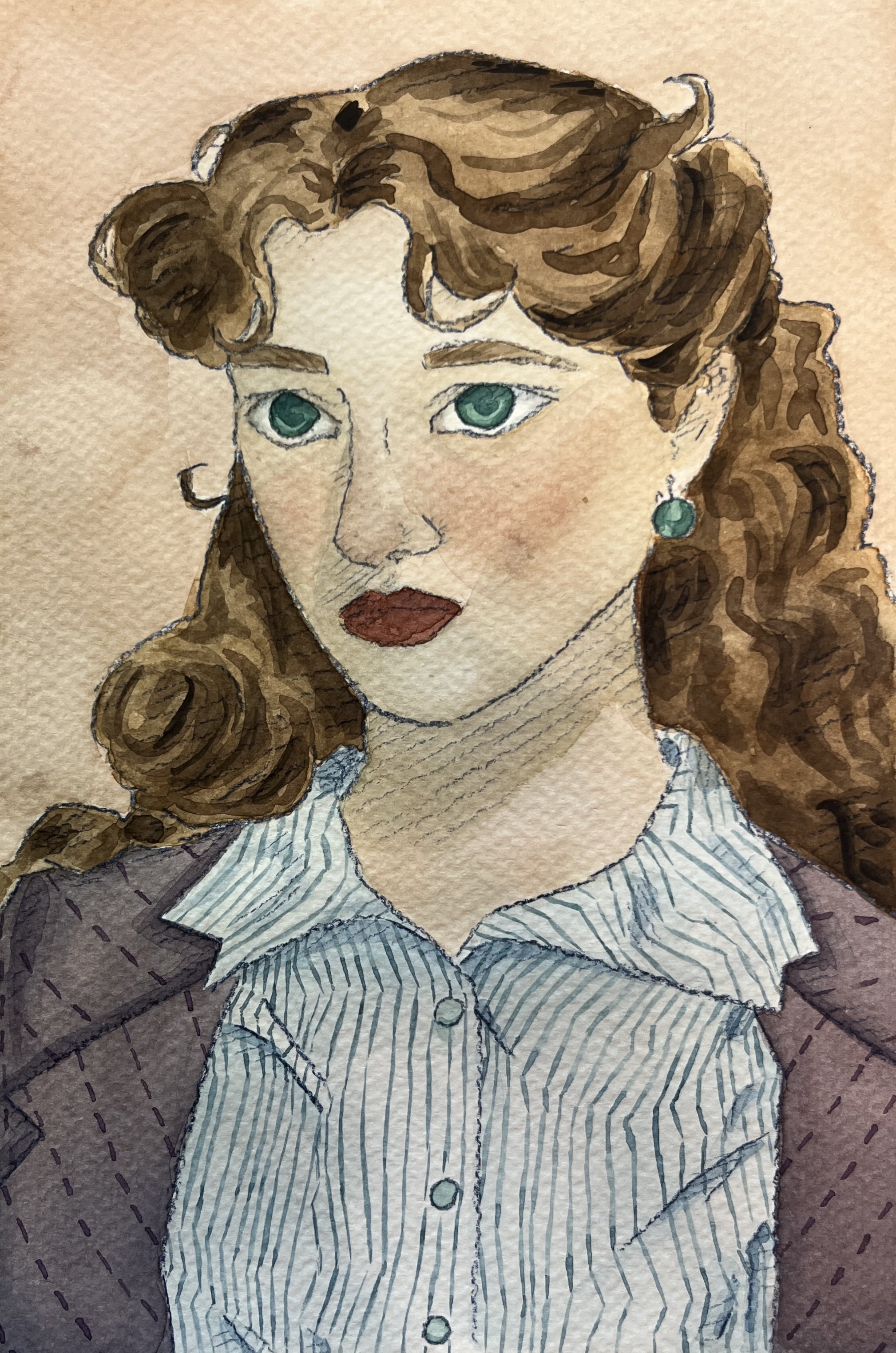 Portrait in Watercolor