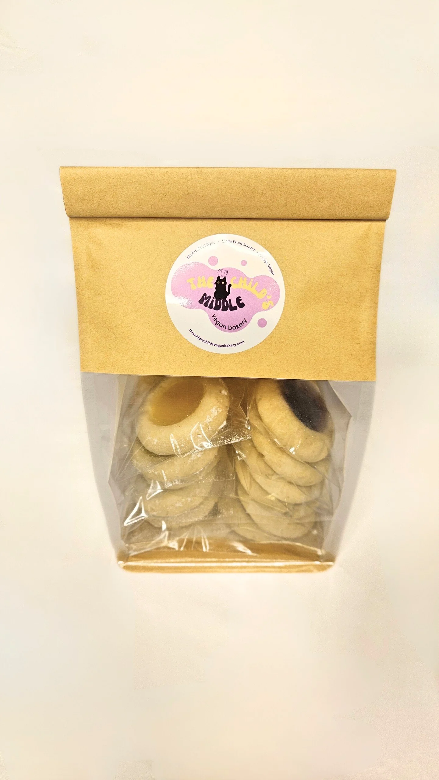 GF Lemon & Raspberry Thumbprint Cookie Bag