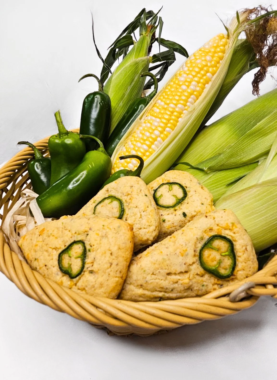 Jalapeño Cornbread Scones - Bag of 4