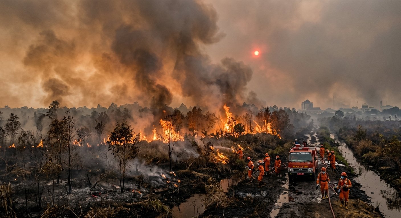 Wildfires Fuel Hazardous Air Pollution in Kalimantan and Sumatra
