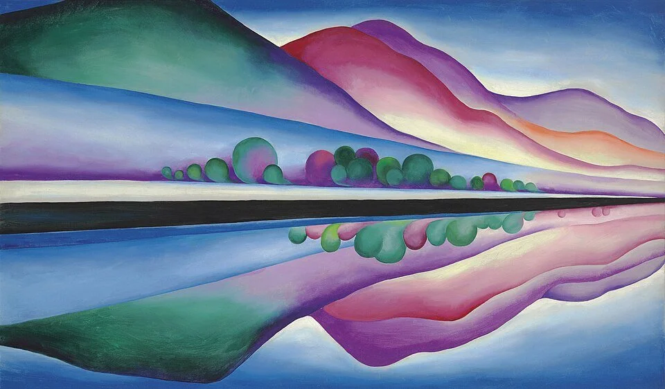 Lake George Reflection (O'Keeffe)