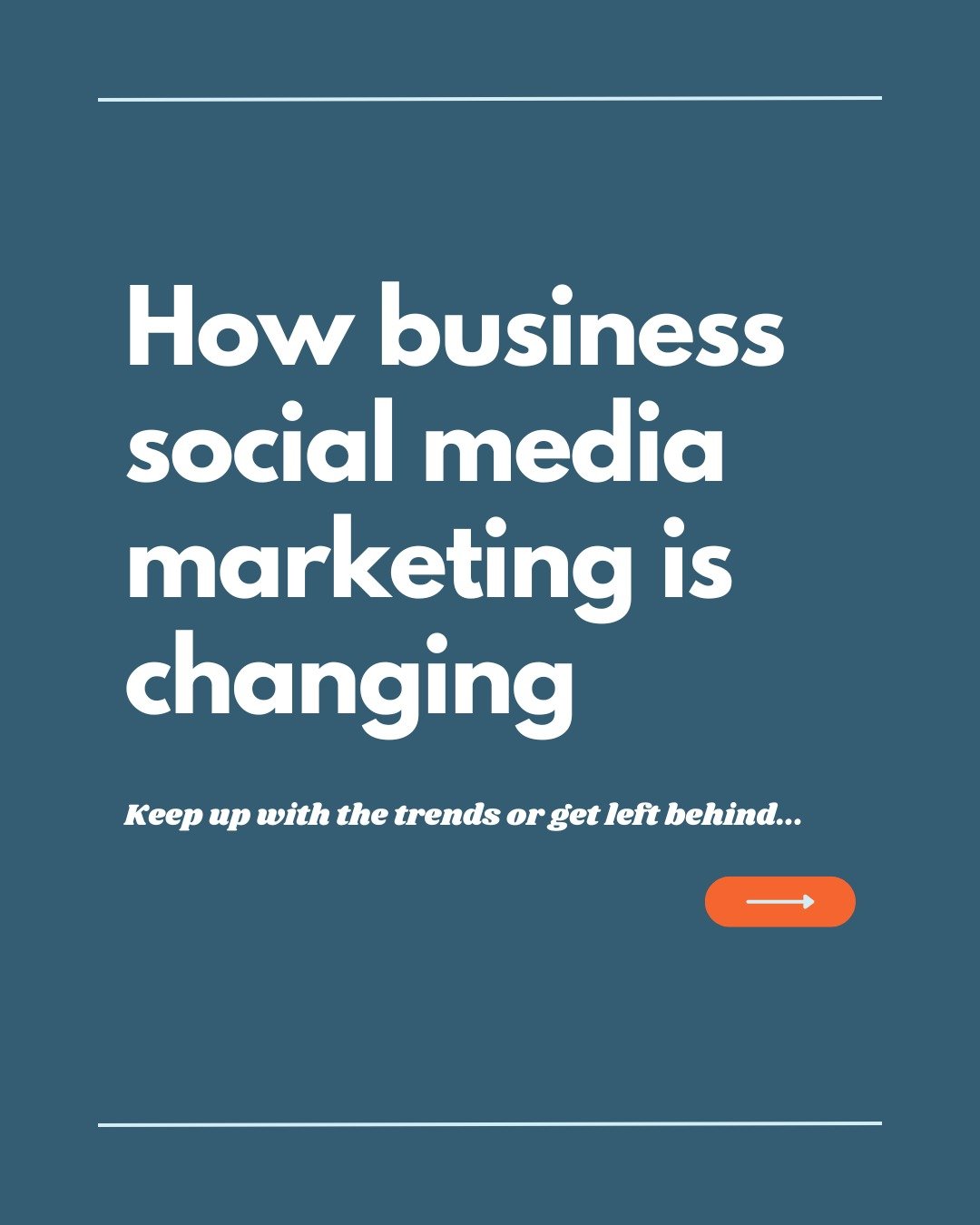 There has been a huge shift in the last few years, but especially in the last 12 months. 

With the rapid prevalence of AI that's able to make good content in no time, it's more important than ever to humanise and authenticate the brand with the huma