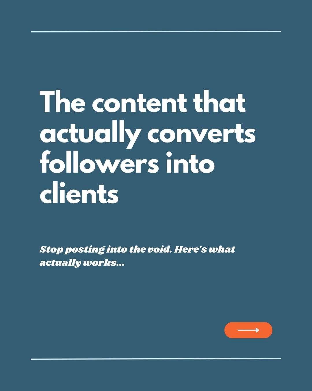 Building trust and authenticity has never been more important. 

Our current clients we are pushing to shift their content to be more authentic, with people on camera. It's no longer a game of who has the best quality reels, it's now a game of who ca