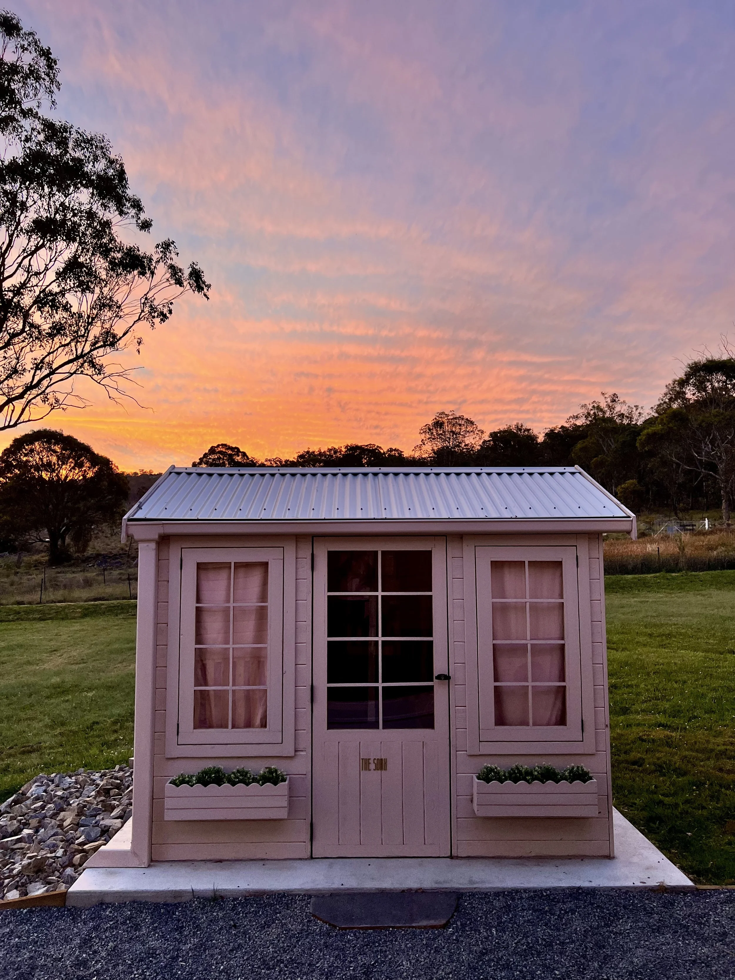 Introducing our outdoor bath house - The Soak