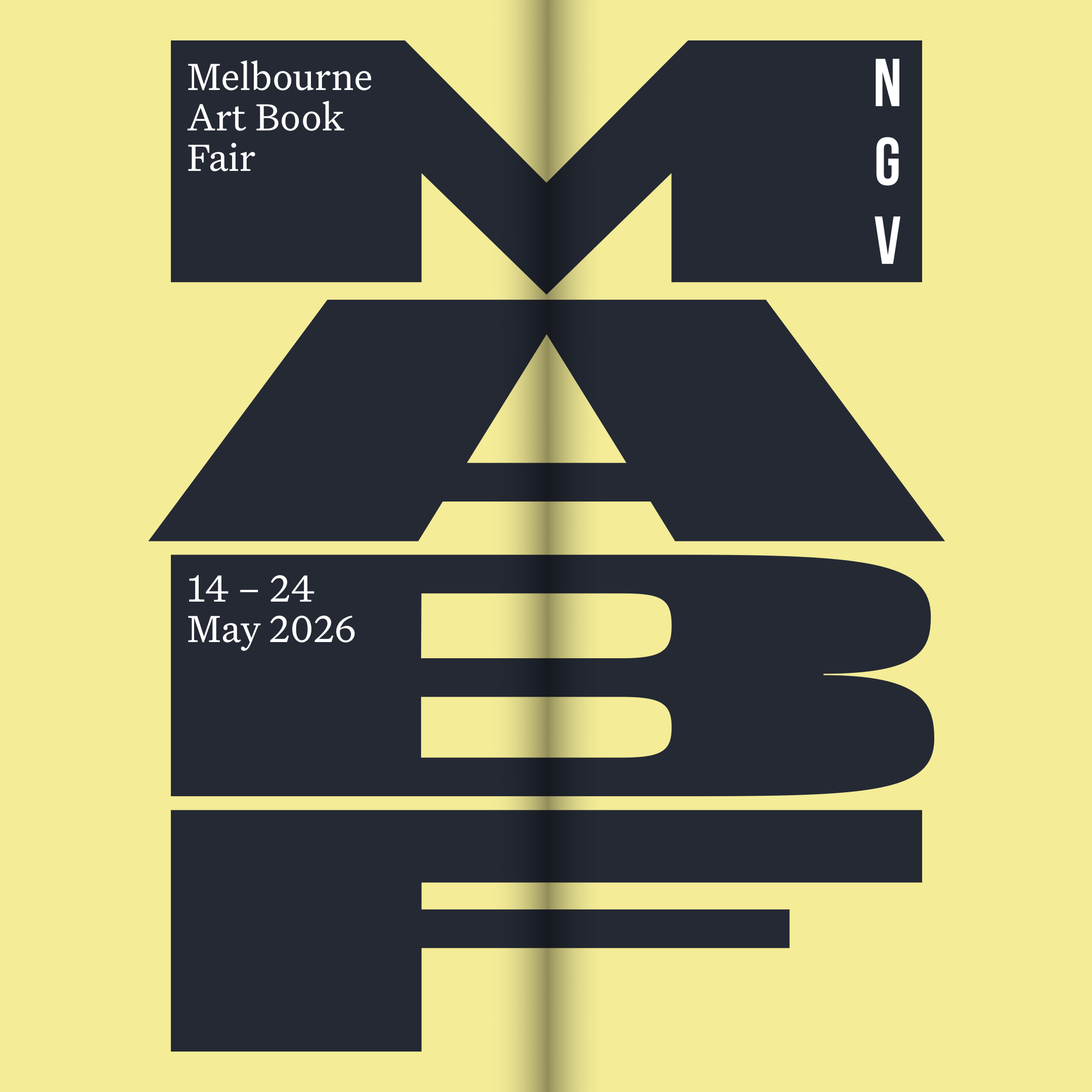 Melbourne Art Book Fair poster