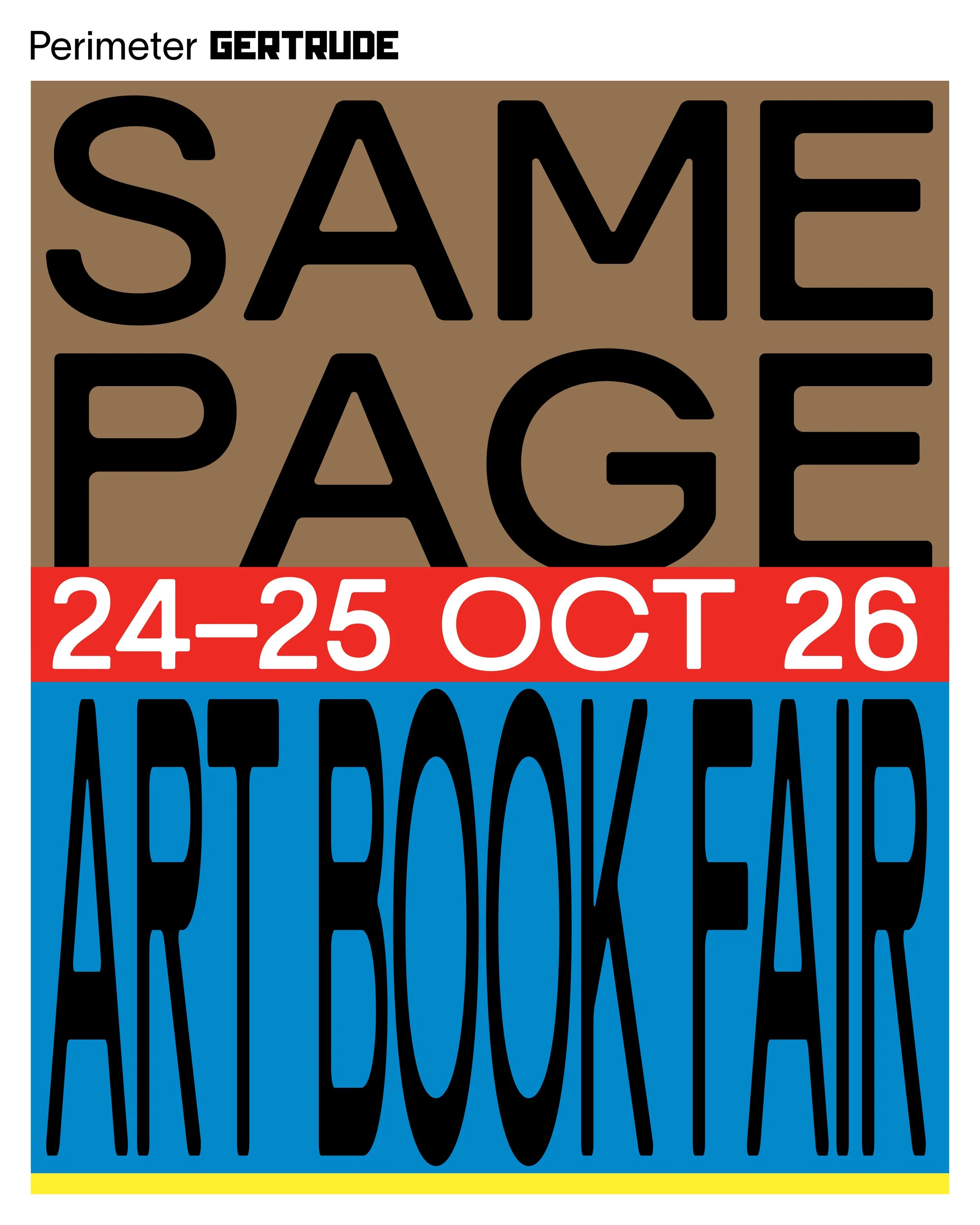 HOISZN @ Same Page Art Book Fair 2026