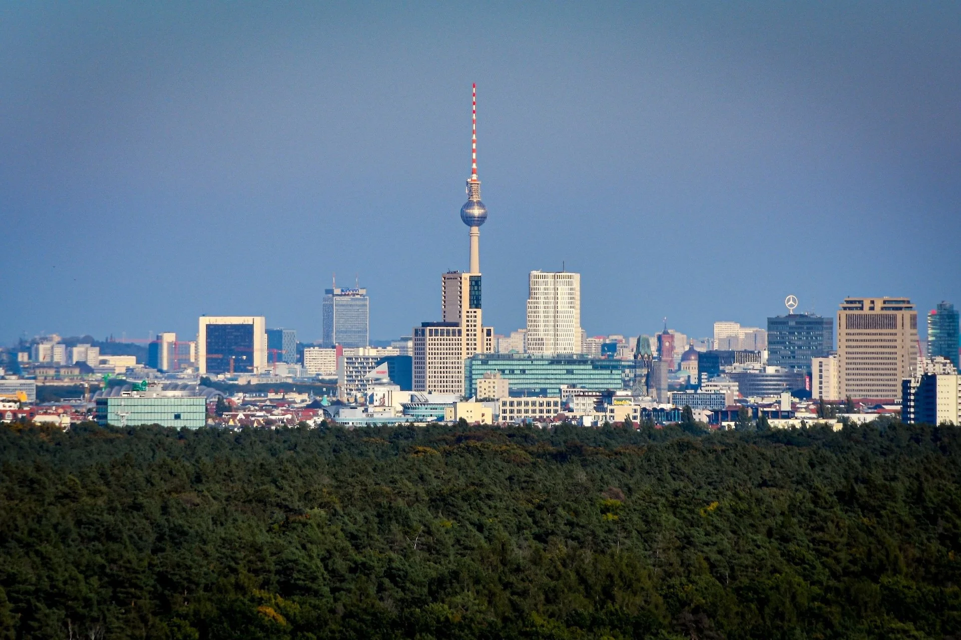 Skykline of Berlin, Germany