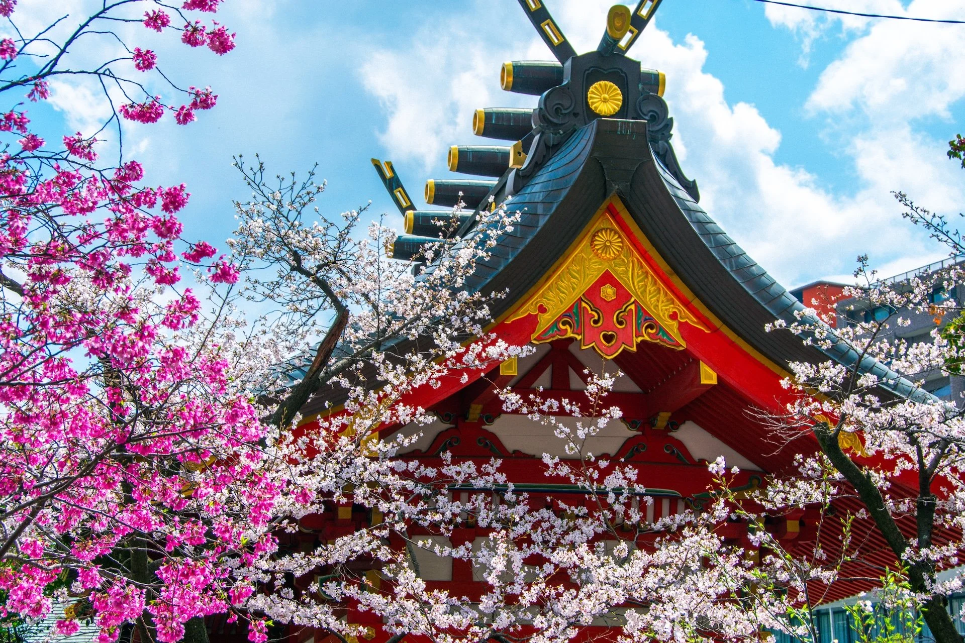 Ikuta Shrine in Kobe, Japan