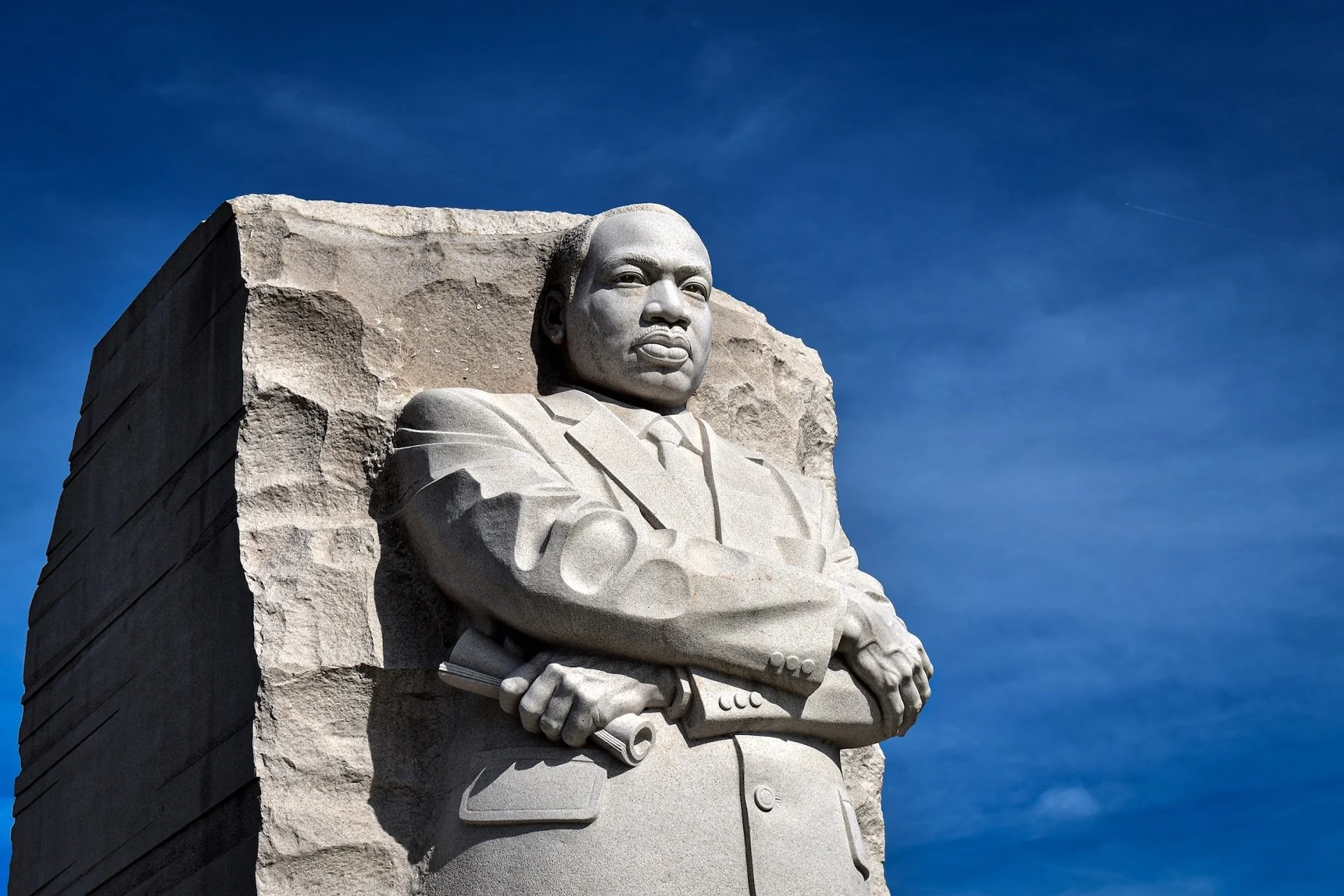 Martin Luther King Jr Statue in Washington DC, United States