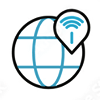 Wifi icon showing you can train from anywhere there is WiFi with Gelli