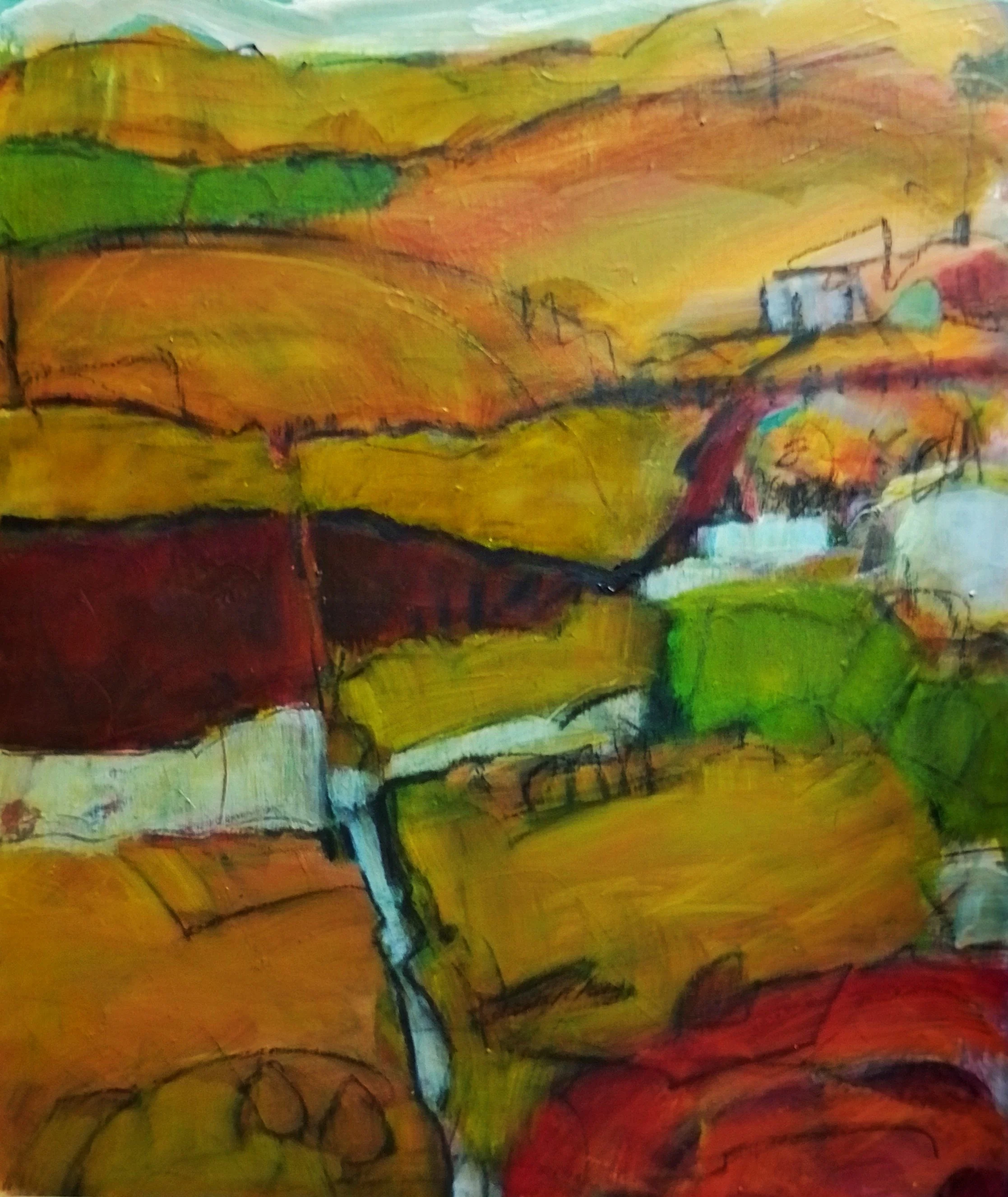 Landmarks #11   54 x 64cm