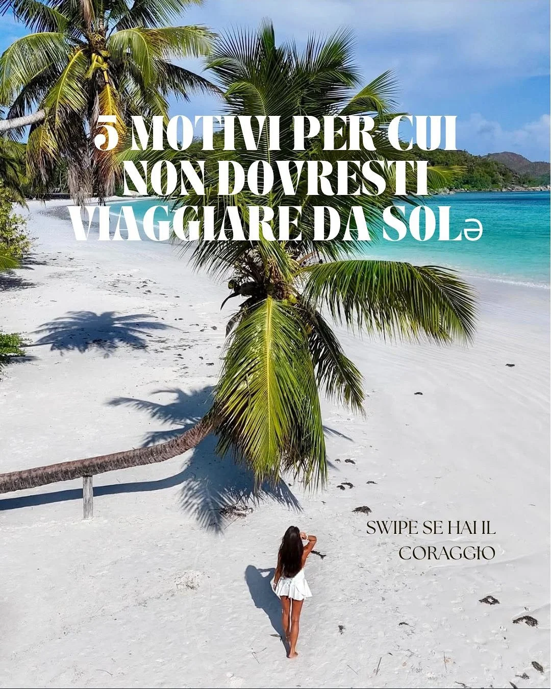 Partire da solə fa paura. Ma anche restare sempre l&igrave;, sul divano, non scherza.

🌍 Questo &egrave; stato il mio primo viaggio da sola.
E credimi, non &egrave; stato solo un viaggio. ✨

📩 DM se vuoi sapere come organizzare il tuo primo viaggio