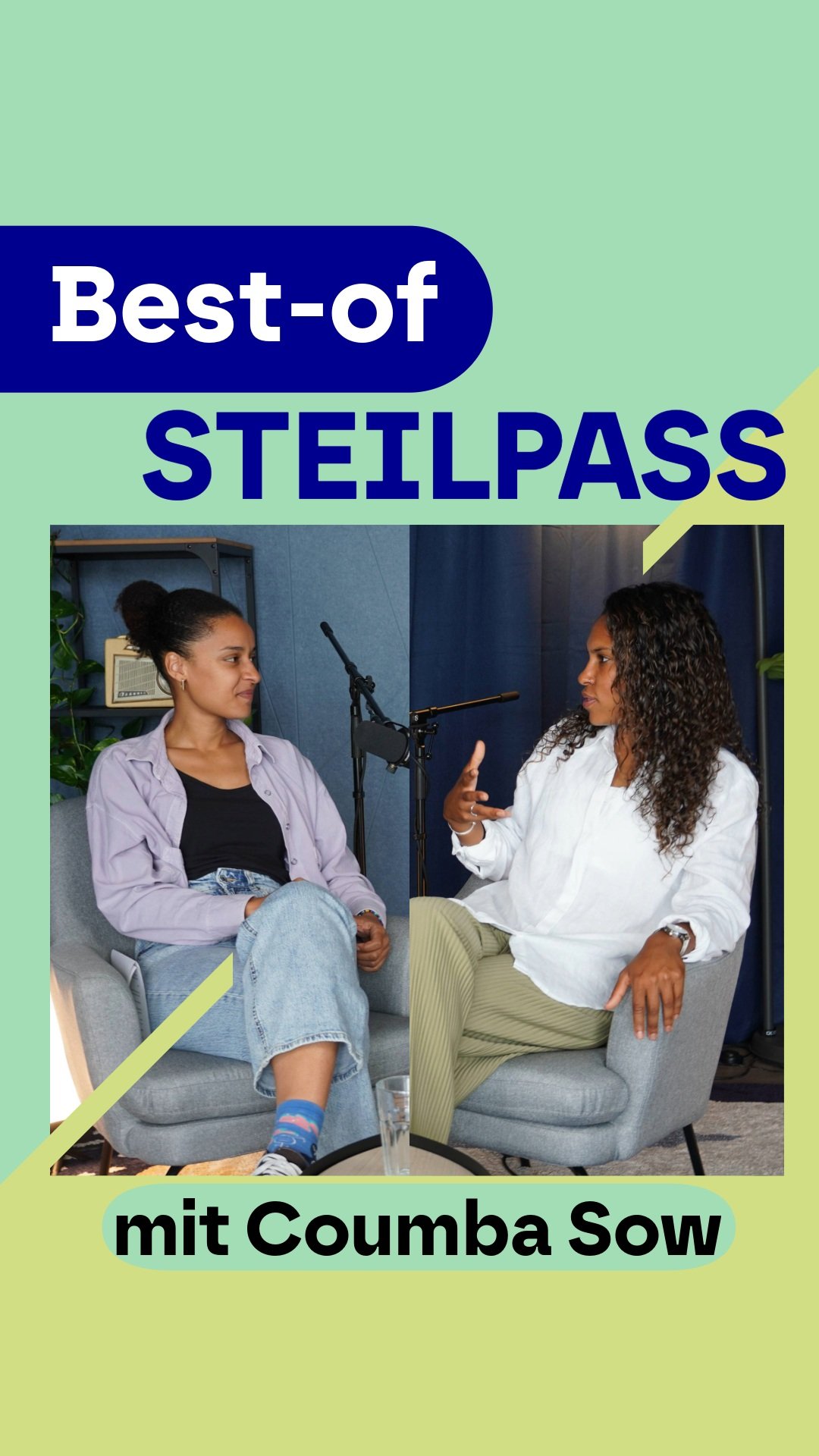 ⚽ Steilpass Best-of #3:
Anfang Jahr war Profi-Fussballerin Coumba Sow zu Gast im Steilpass 😍.
Mit Sarah Akanji sprach die Kapitänin des FCB unter anderem über ihren Saisonstart, wie es ist, die Captainbinde zu tragen und über den M