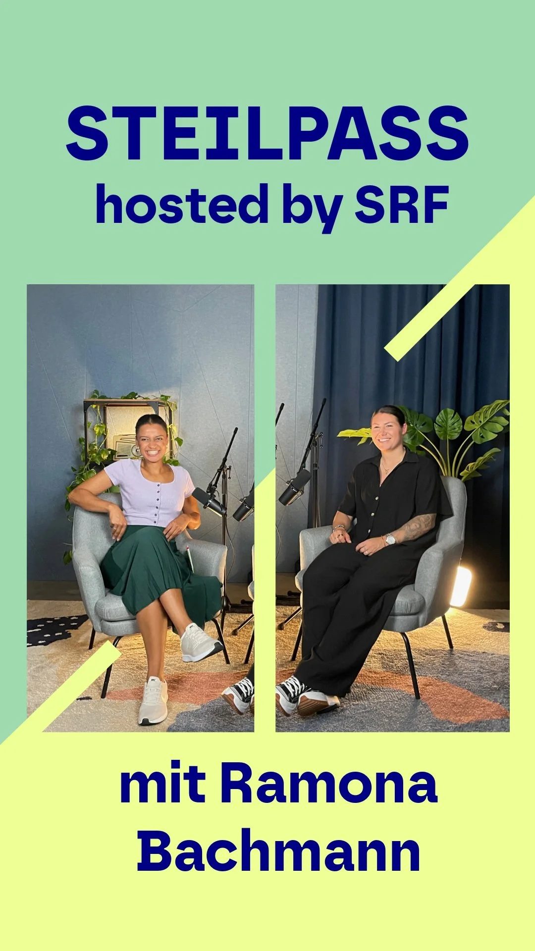 In der aktuellen Folge «Steilpass» hosted by SRF spricht Sarah Akanji mit Ramona Bachmann über die Heim-EM 2025 , ihre Verletzung und die Bedeutung davon, über mentale Gesundheit offen zu sprechen.
Die Episode wird morgen um 2
