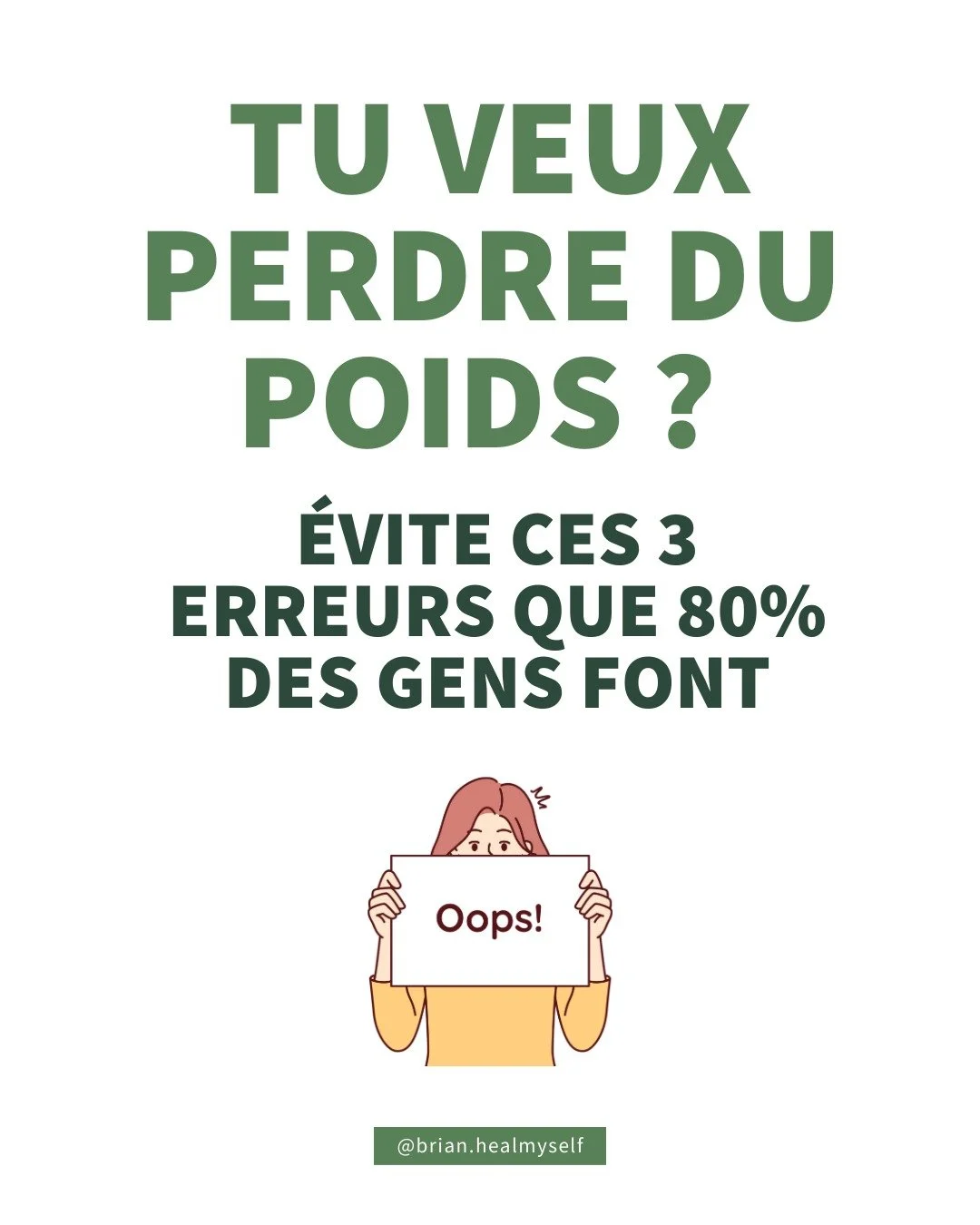 Tu manges “sain”, tu t’entraînes… mais ton poids stagne ?
Souvent, ce n’est pas la motivation qui manque… mais ton corps qui n’a pas les bonnes conditions pour progresser.
1️⃣ Manger trop peu
Un d&