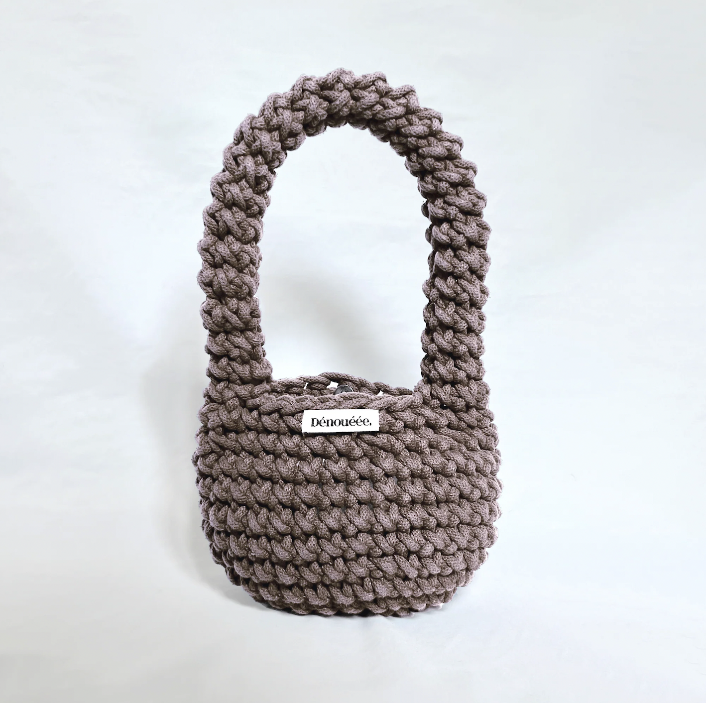 Le mini sac boule, marron glacé