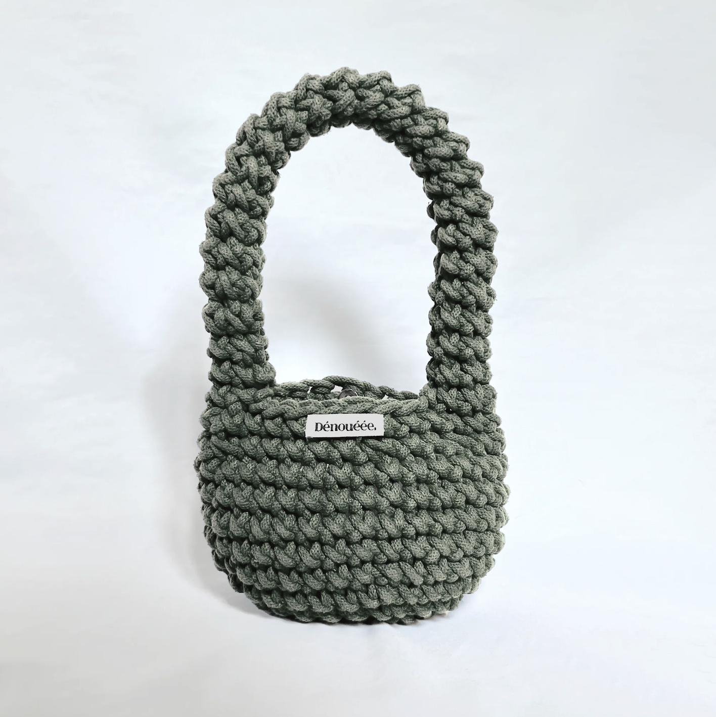 Le mini sac boule, olive
