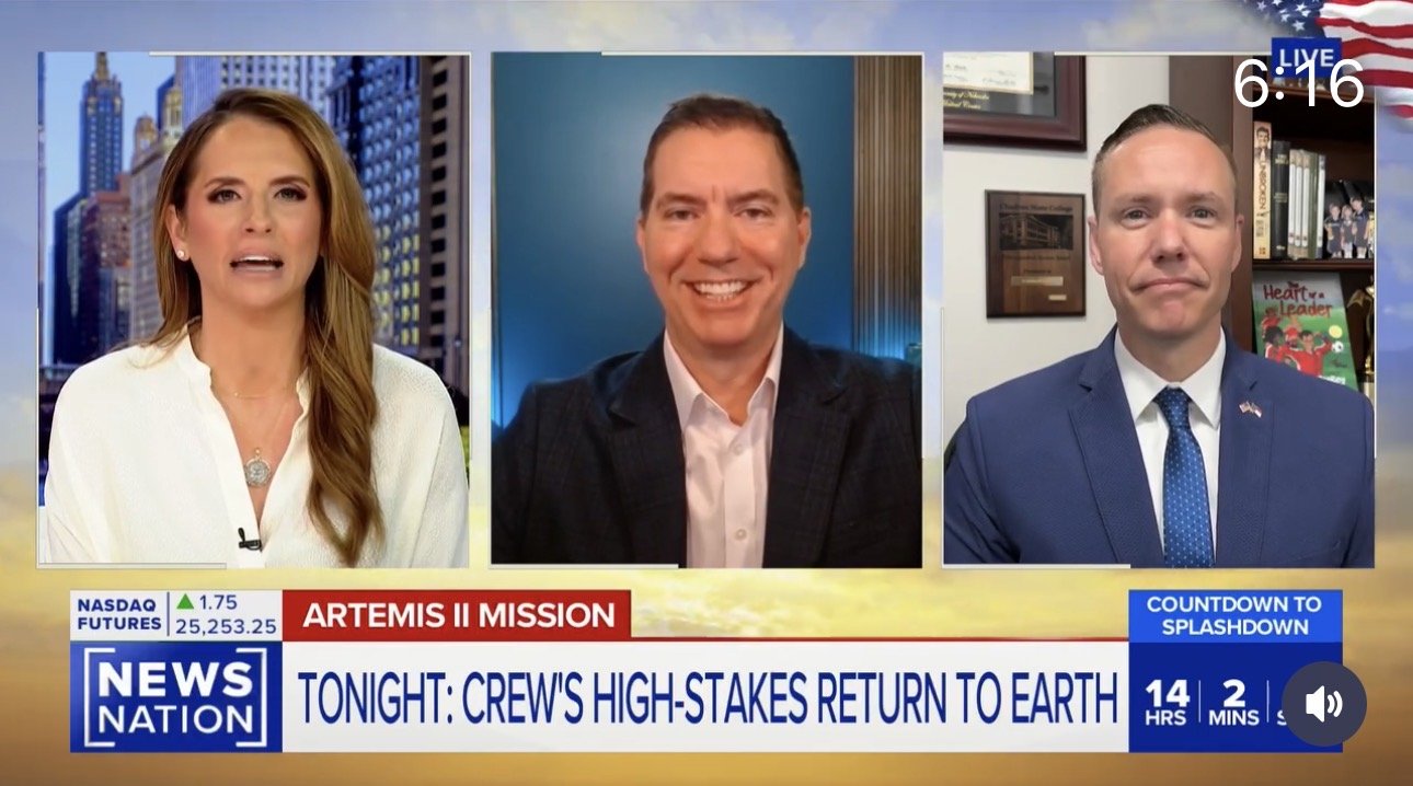 NewsNation Interview with Brian LaMarre on the Return of NASA Artemis II Astronauts.  