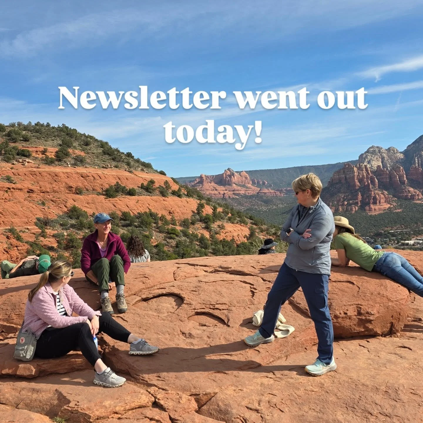 Be sure to sign up for my newsletter!  I sent one out today, with a trip recap, and some inside scoop on 2 itineraries I'm working on!  Woohoo! Let's go girls!
#womensadventuretrip #WomenWhoExplore #womenhike #womantraveler #AdventureAwaits #Adventur