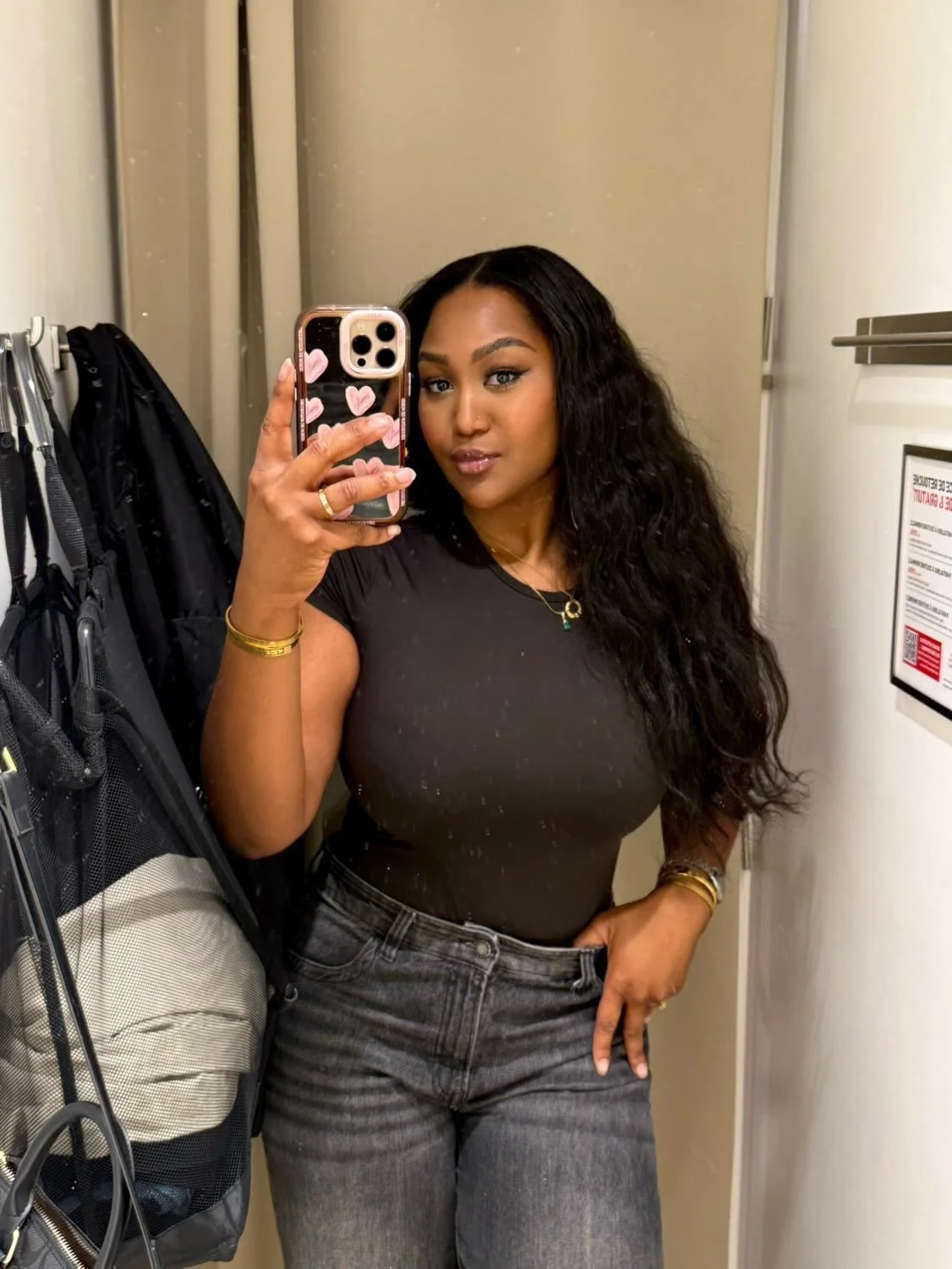 Résultat après pose d'un Raw Indian Hair Wavy premium.