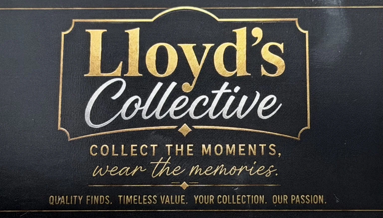 Lloyd’s Collective logo — Collect the moments, wear the memories.
