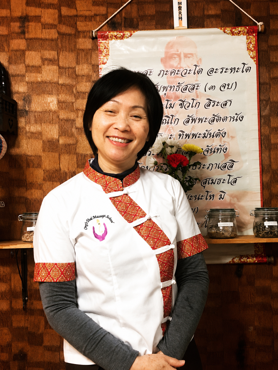 Teacher Ong, founder of Ong Thai Massage School in Chiang Mai