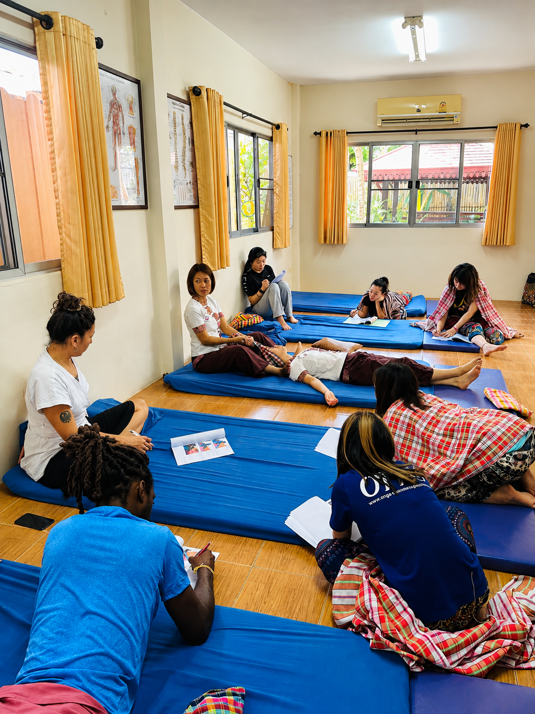Thai Massage Teacher Training at Ong Thai Massage School in Chiang Mai