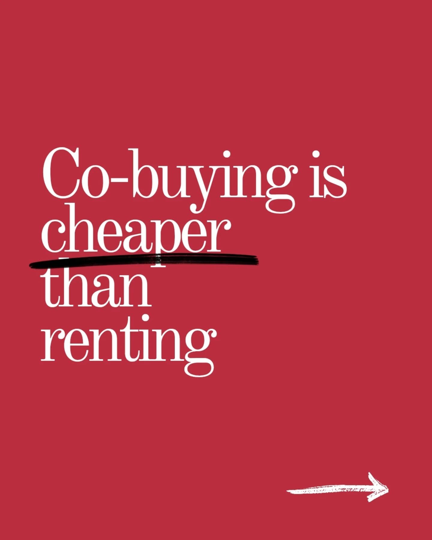 The maths is mathings with half a deposit ❤️ Don't wait to find your ideal cobuyer 👉