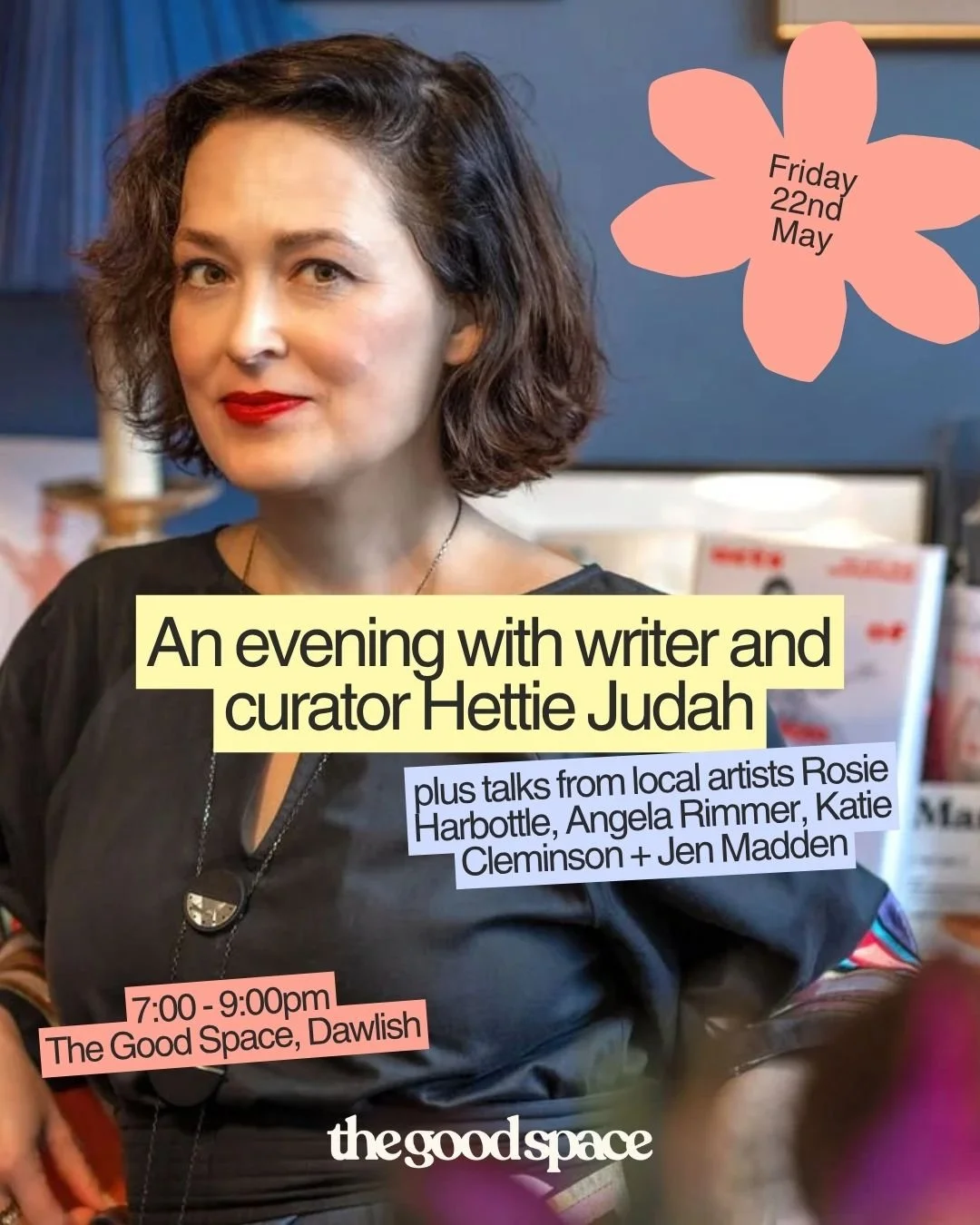 An evening with Hettie Judah and local artists