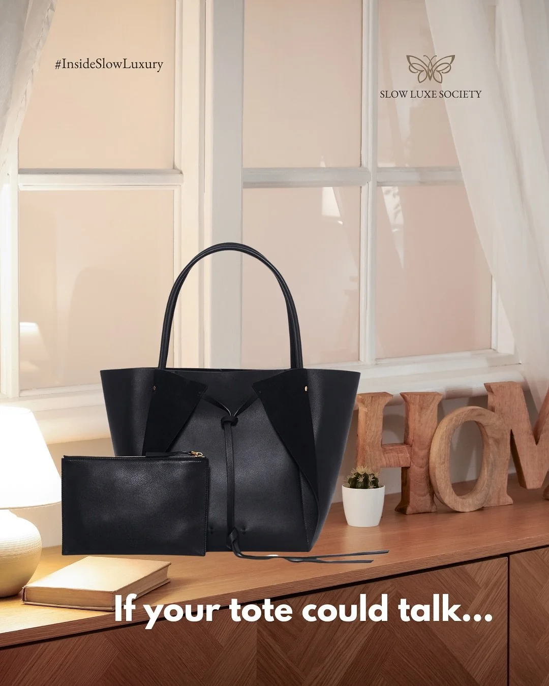 If your tote could talk… what would it tell you? 👜
It’s more than a bag — it’s a witness to your seasons, your pace, and your choices.
Slow luxury celebrates the stories behind the seams — the wear, the care, the qui