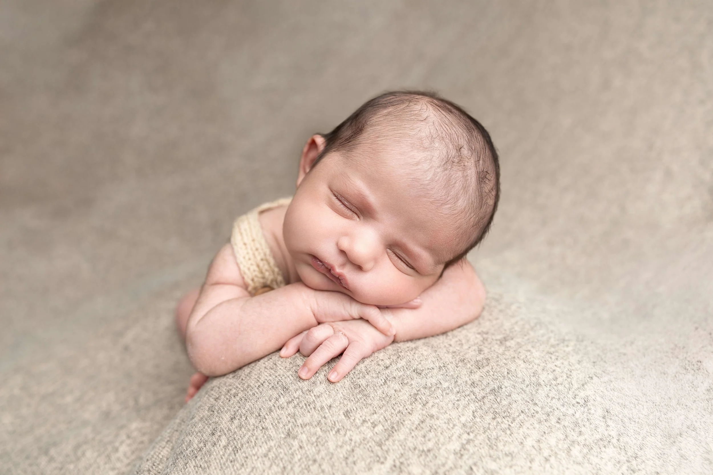 Newborn Baby Posed in Gentle Glances Studio in Allen, TX