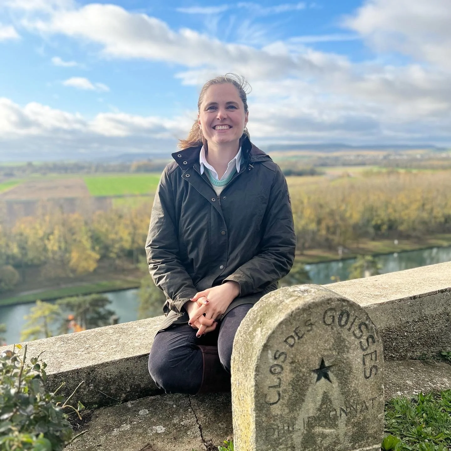 Jess at Clos des Goisses, Champagne