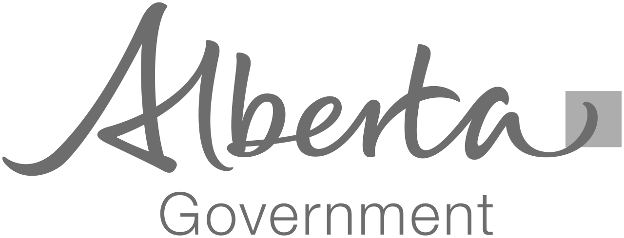 Stylized text reading 'Alberta Government' with 'Alberta' in cursive and 'Government' in plain font.