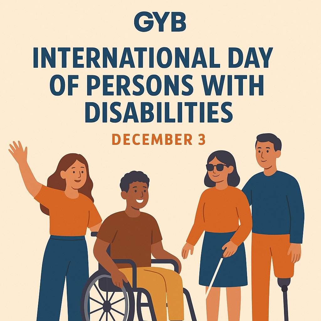🌟 International Day of Persons with Disabilities 🌟
December 3rd

Today, we celebrate the strength, creativity, and brilliance of our GYB members and of people with disabilities across the world. At Got Your Back (GYB), we see every day how inclusio