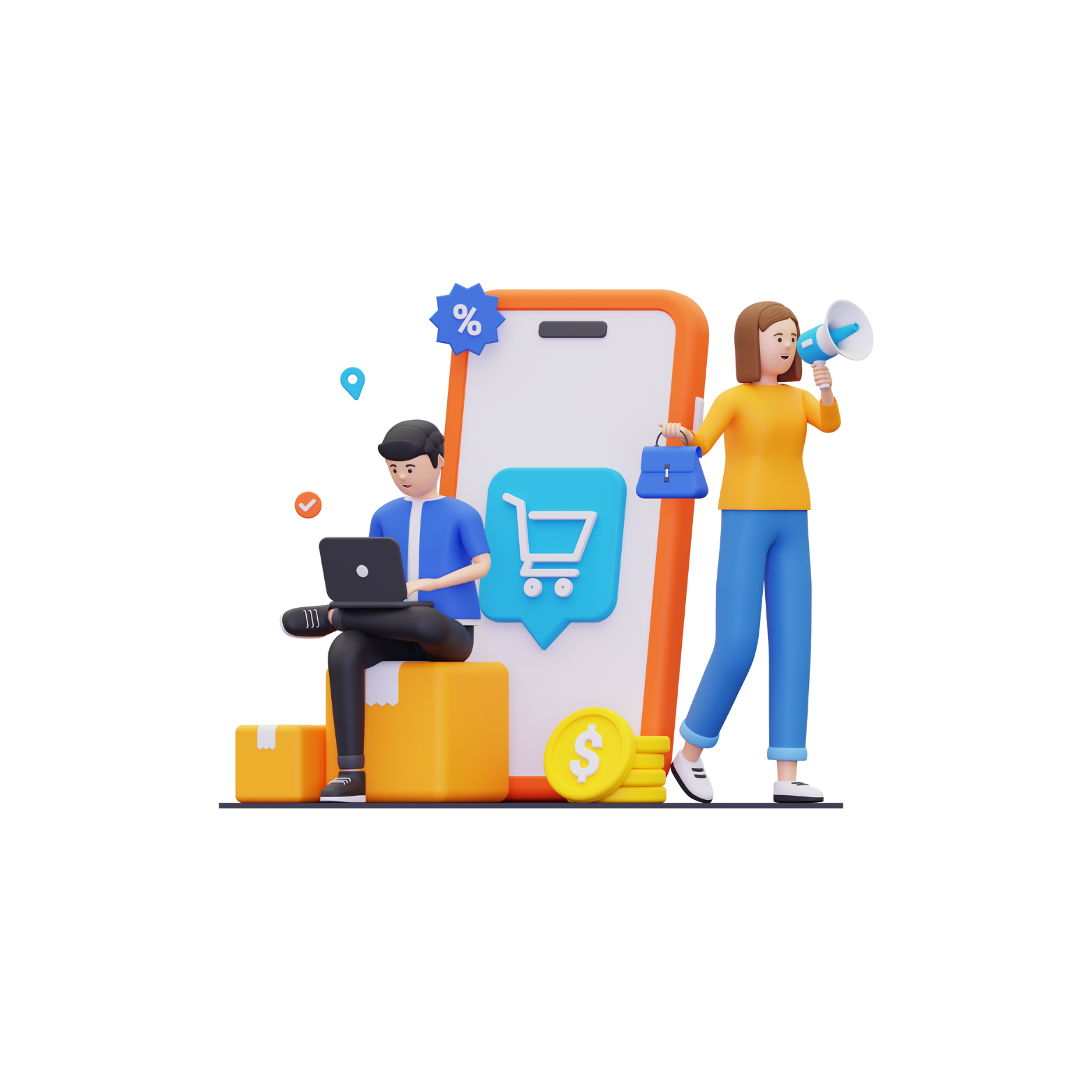 E-commerce marketing support